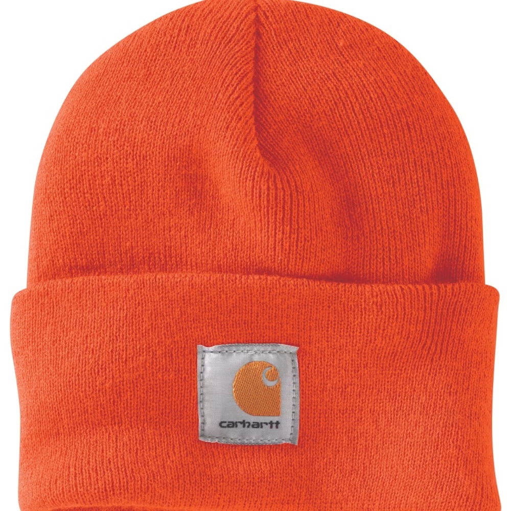 Carhartt Bright Orange Beanie NWOT
